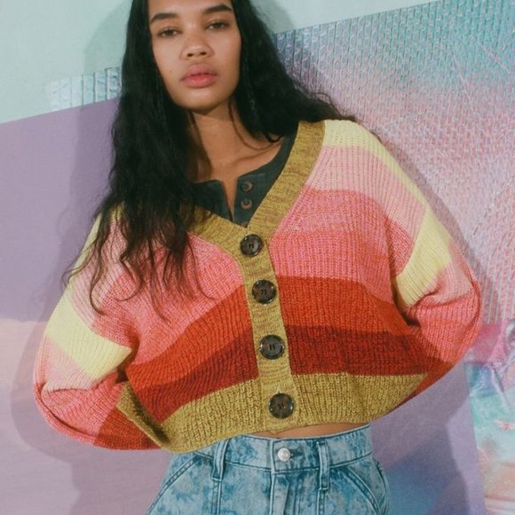 Urban Outfitters Sweaters - NWT Urban Outfitters Turner Ribbed Cardigan